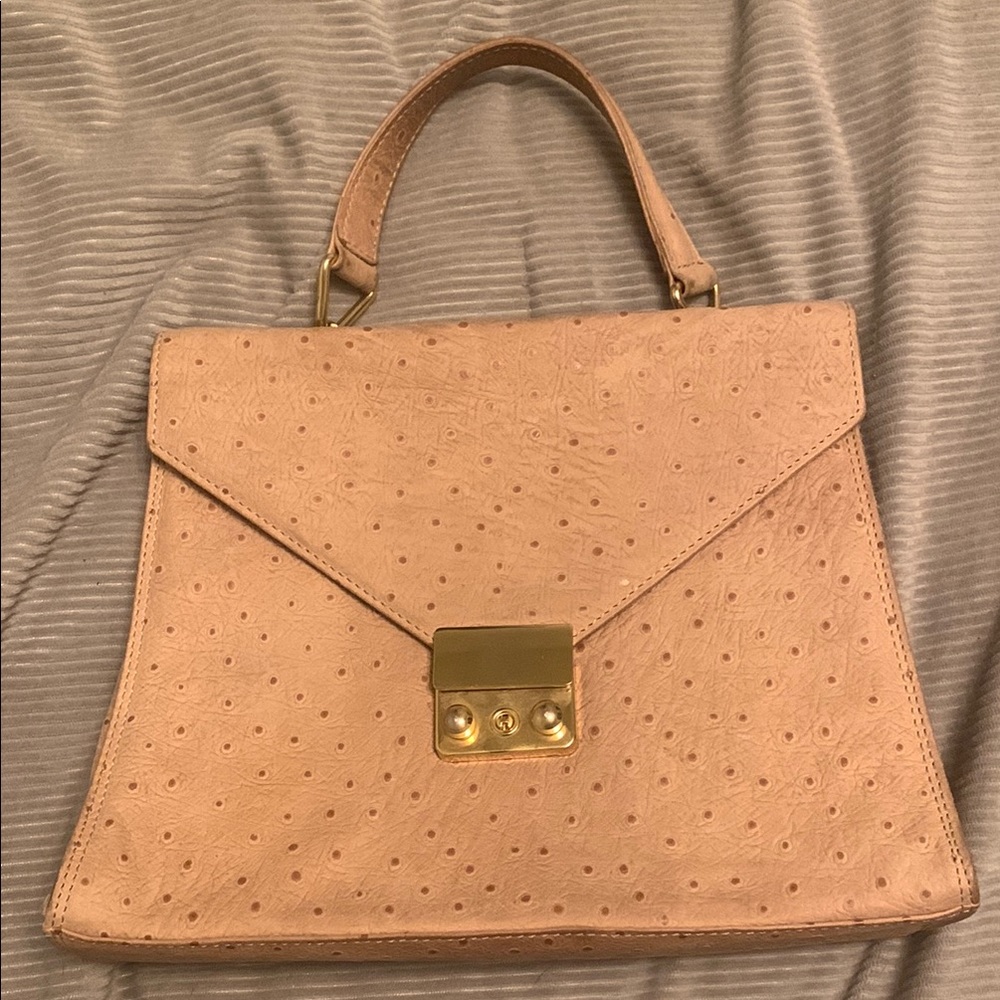 Vintage Mondi Faux Ostritch Purse